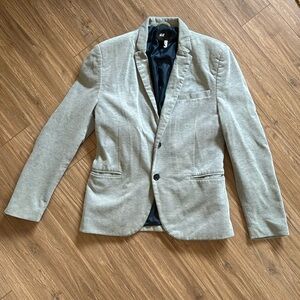 🟡SOLD🟡 Mens 36R H&M Grey & Navy Blazer Sport Coat